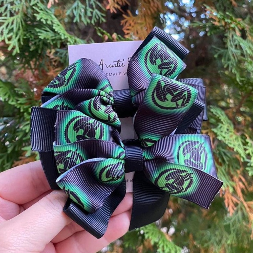 Horror Hair Bows Set, Alien Movie Inspired